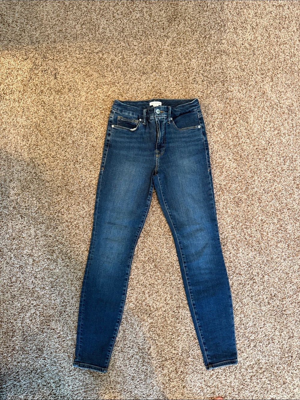 Good American Indigo Skinny Jeans